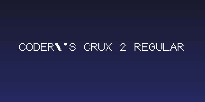 Coder's Crux 2 Regular Social Header