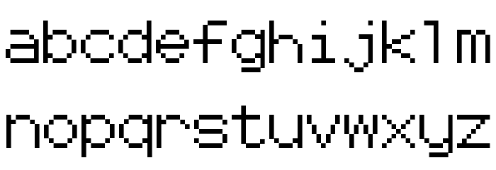 Coder's Crux 2 Regular 字体 小写