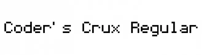 Coder's Crux Regular  Fuentes Gratis Descargar
