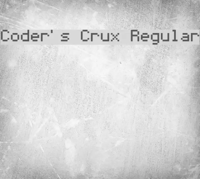 Coder's Crux Regular Fuentes examples