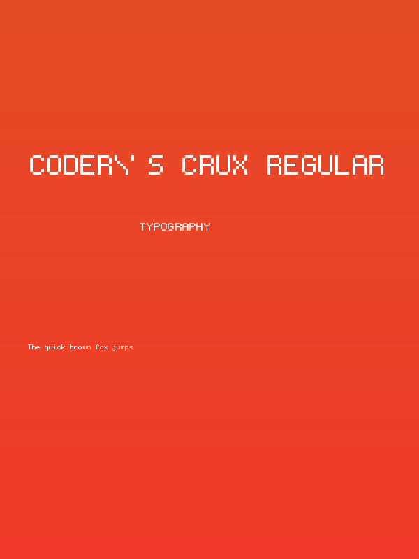 Coder's Crux Regular Poster