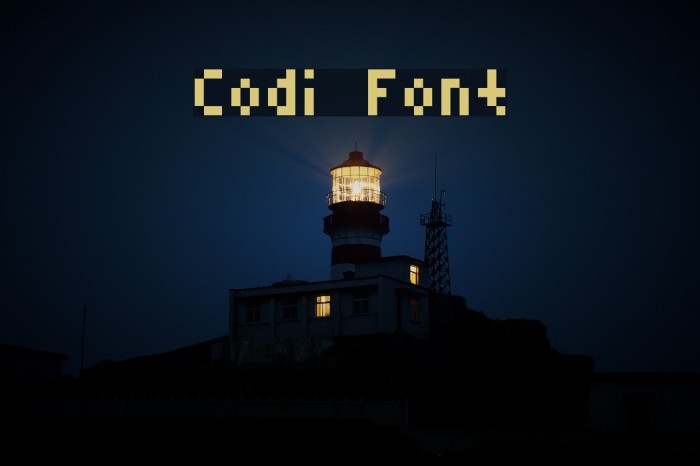 Codi Font examples