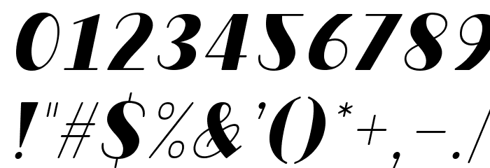 CodianOctoberEight-Italic Font OTHER CHARS