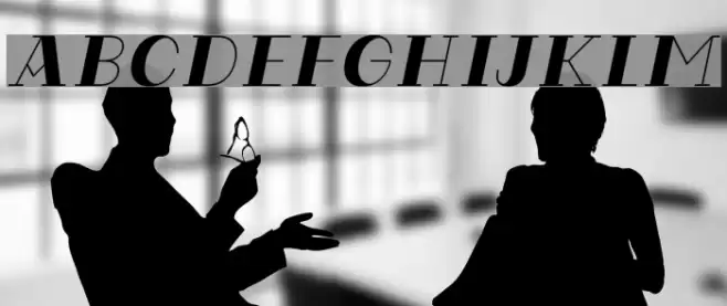 CodianOctoberEight-Italic Fonte examples