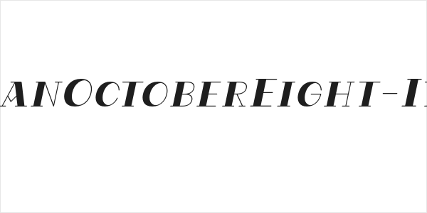 CodianOctoberEight-Italic Logo
