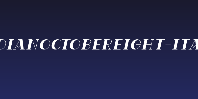 CodianOctoberEight-Italic Social Header