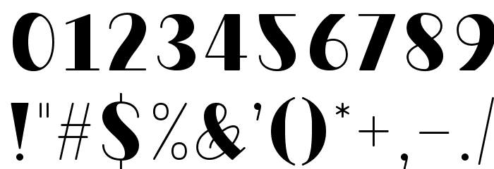 CodianOctoberEight Font OTHER CHARS