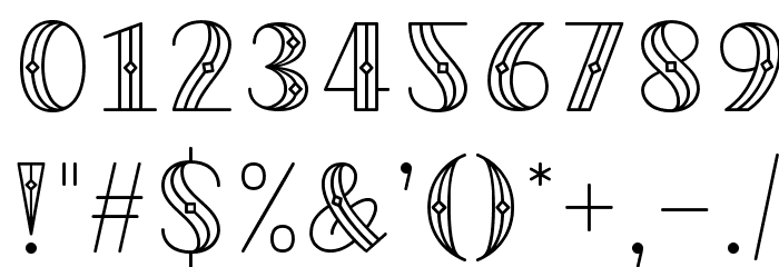 CodianOctoberNine Font OTHER CHARS