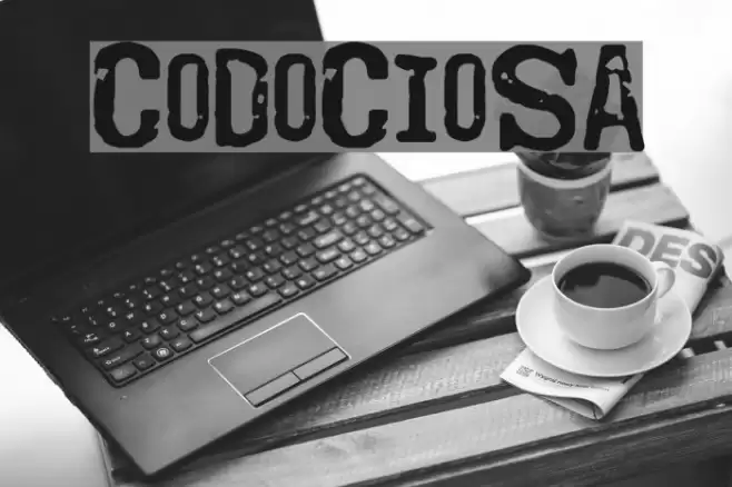 Codociosa Font examples
