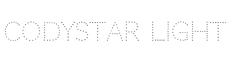 Codystar Light Font