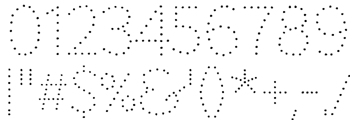 Codystar Light Font OTHER CHARS