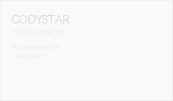 Codystar Business Card