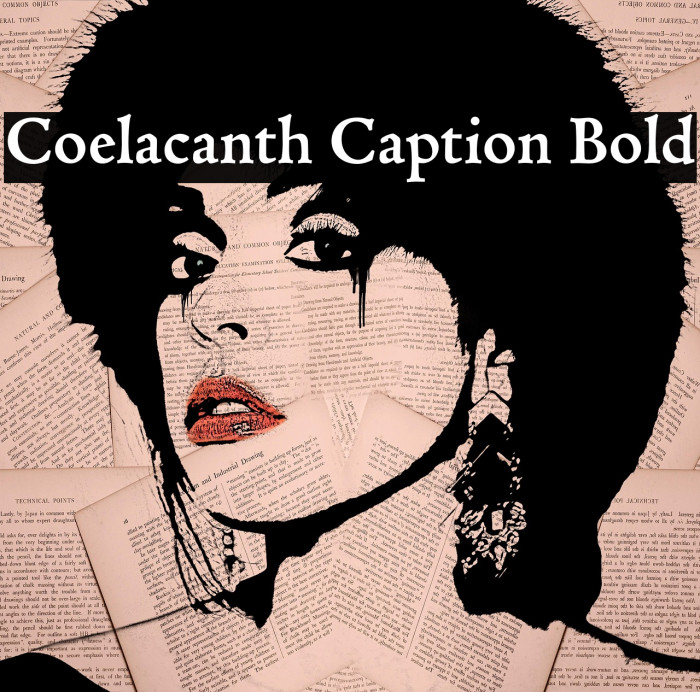 Coelacanth Caption Bold Example 1