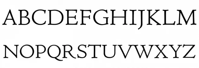 Coelacanth Caption Light Fuentes MAYÚSCULAS