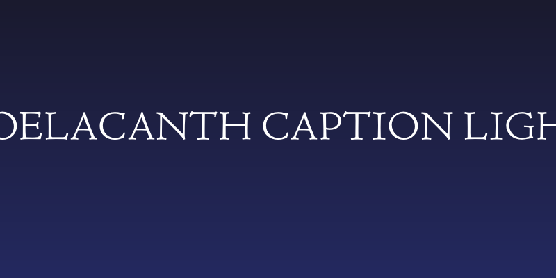 Coelacanth Caption Light Social Header