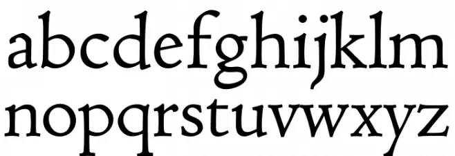 Coelacanth Caption 字体 小写