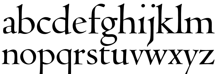 Coelacanth Display Semibold Fonte MINÚSCULAS