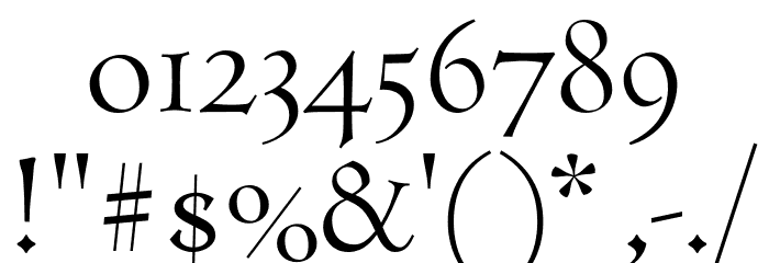 Coelacanth Display Font OTHER CHARS