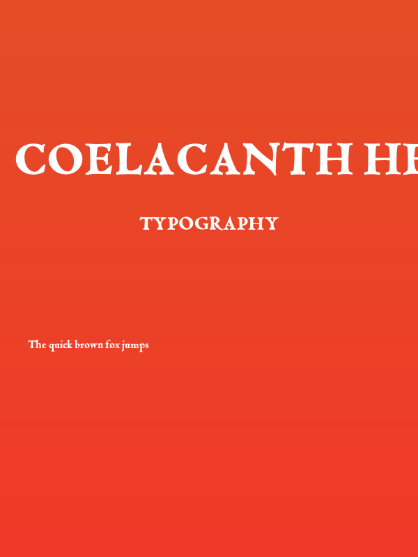 Coelacanth Heavy Poster