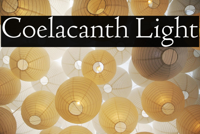 Coelacanth Light Example 1