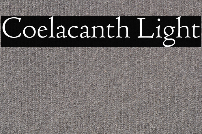 Coelacanth Light Example 2