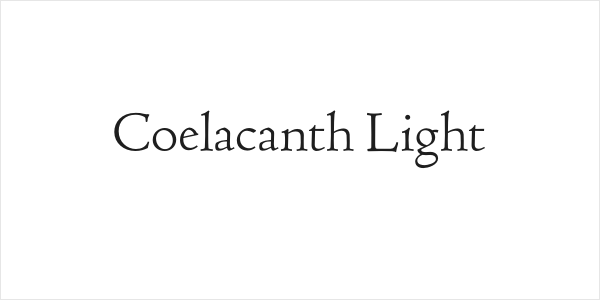 Coelacanth Light Logo