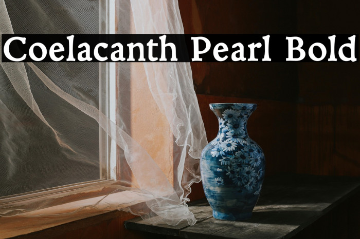 Coelacanth Pearl Bold Example 1