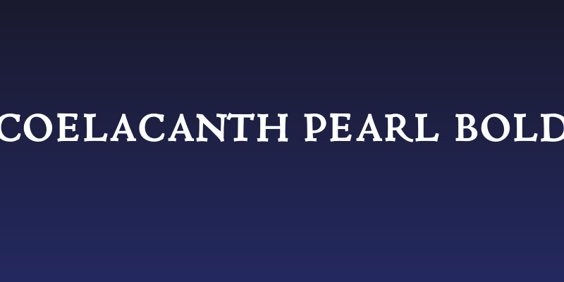 Coelacanth Pearl Bold Social Header