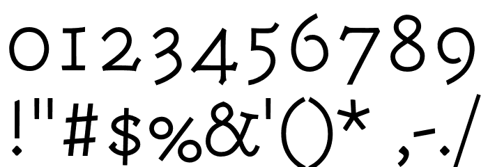 Coelacanth Pearl ExtraLight Font OTHER CHARS