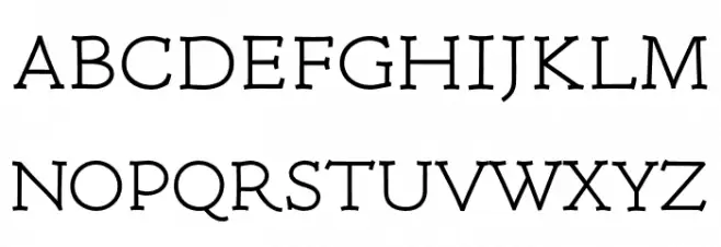 Coelacanth Pearl ExtraLight 字体 大写