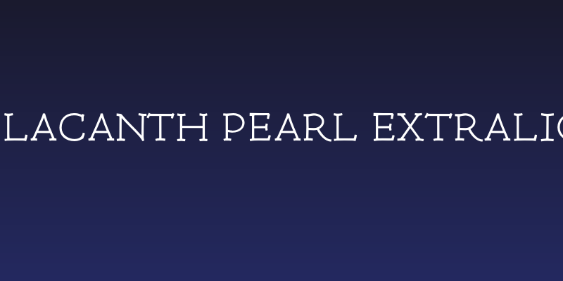 Coelacanth Pearl ExtraLight Social Header