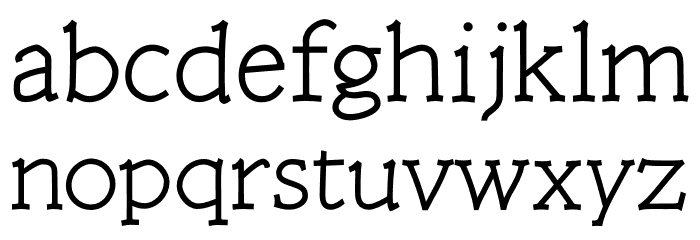 Coelacanth Pearl ExtraLight Font LOWERCASE