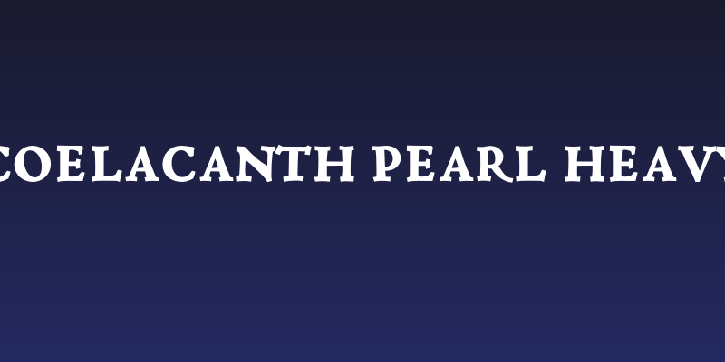 Coelacanth Pearl Heavy Social Header