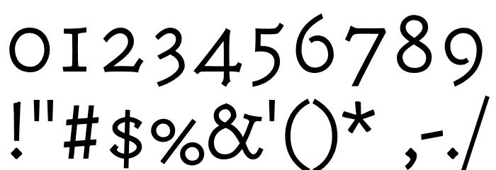 Coelacanth Pearl Light Font OTHER CHARS