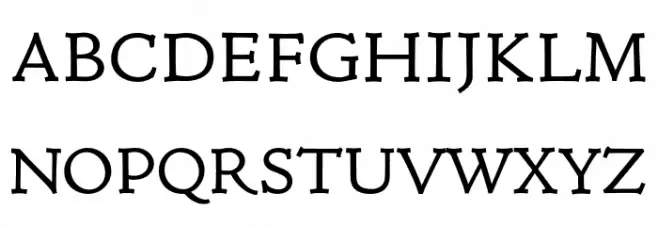Coelacanth Pearl Schriftart Groß
