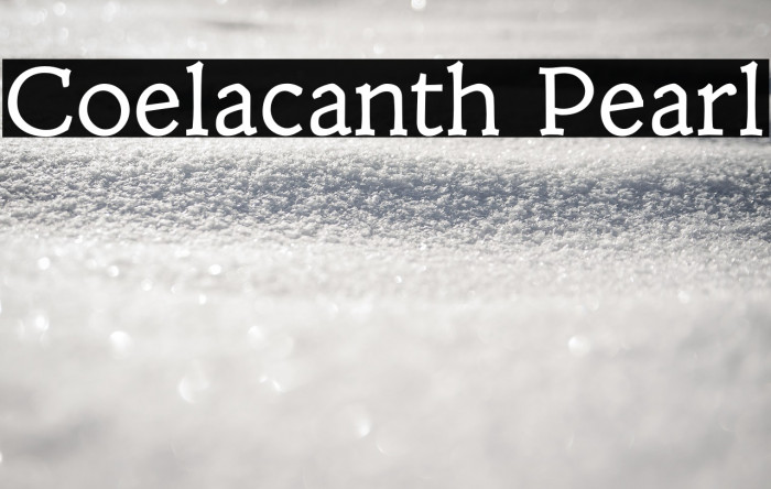 Coelacanth Pearl Example 2