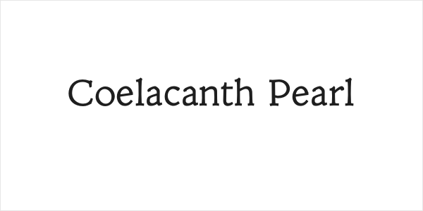 Coelacanth Pearl Logo
