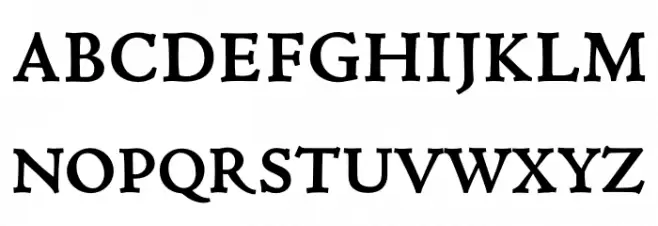 Coelacanth Subcaption Bold Schriftart Groß