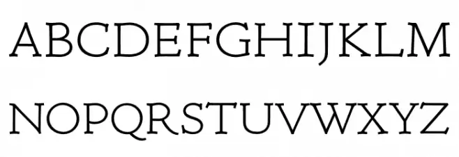 Coelacanth Subcaption ExtraLight Caratteri MAIUSCOLE