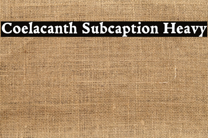 Coelacanth Subcaption Heavy Example 2