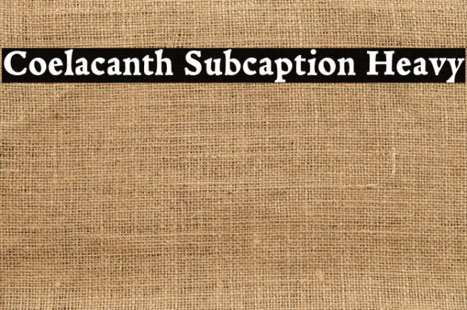 Coelacanth Subcaption Heavy Example 2