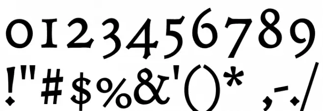 Coelacanth Subcaption Semibold Font OTHER CHARS