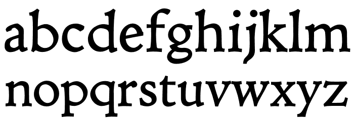 Coelacanth Subcaption Semibold Font LOWERCASE