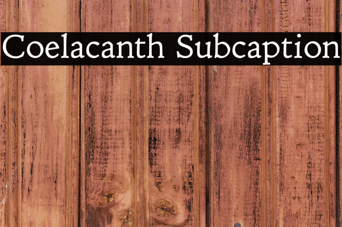 Coelacanth Subcaption Example 1