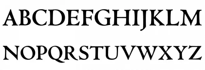 Coelacanth Subheading Bold Schriftart Groß