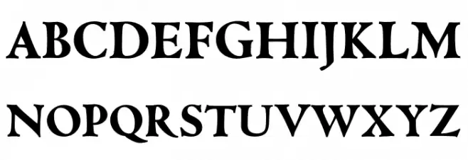 Coelacanth Subheading Heavy Schriftart Groß