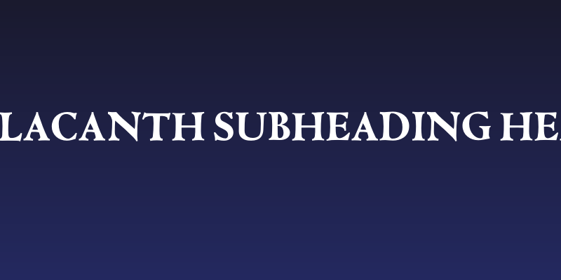 Coelacanth Subheading Heavy Social Header
