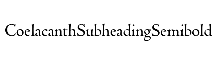 sitka subheading font