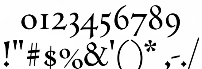 Coelacanth Subheading Semibold Font OTHER CHARS