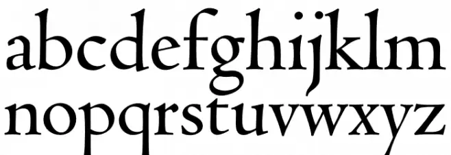 Coelacanth Subheading Semibold Caratteri MINUSCOLO